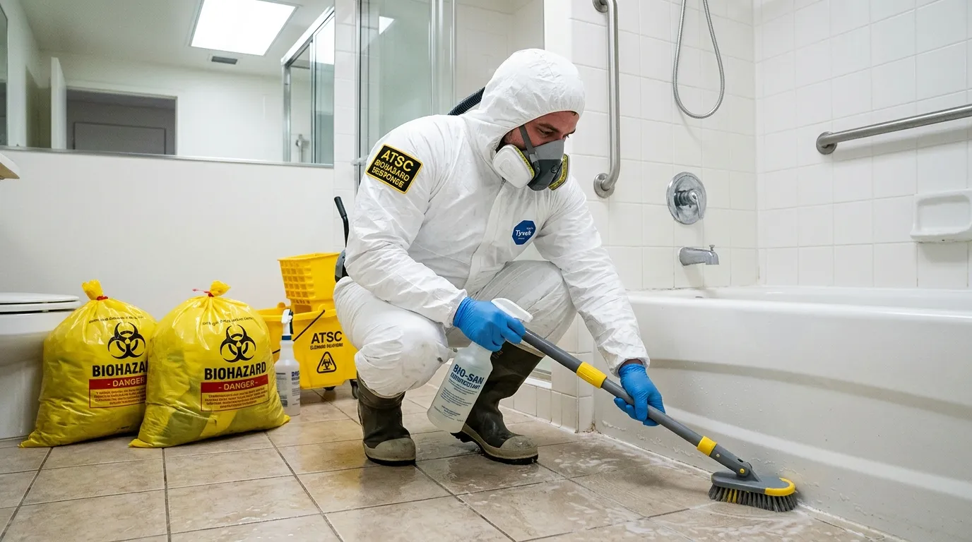 Decontamination equipment deployed for Blood Cleanup in New Rochelle